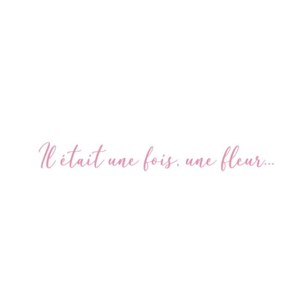 Stickers citation fleur