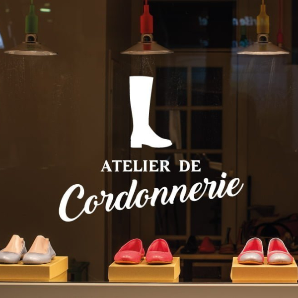 Sticker atelier de cordonnerie