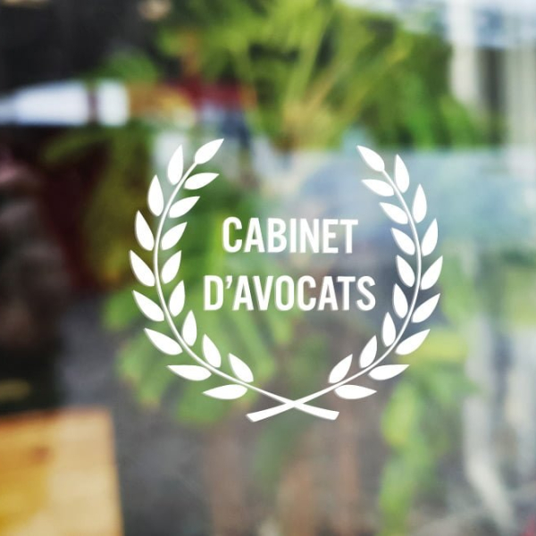 Stickers cabinet d'avocats