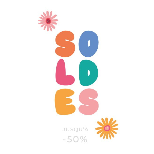 Stickers soldes vitrine