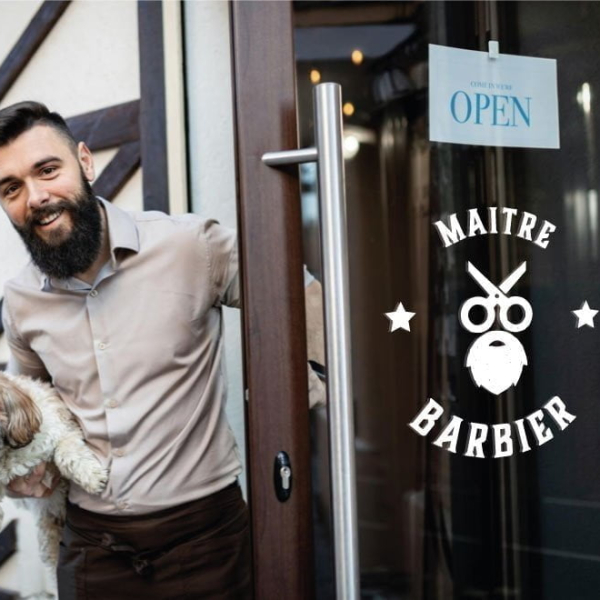 Sticker barbershop