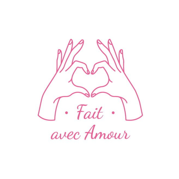 Stickers fait avec amour