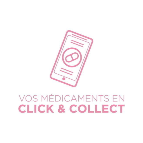 Stickers click and collect pharmacie
