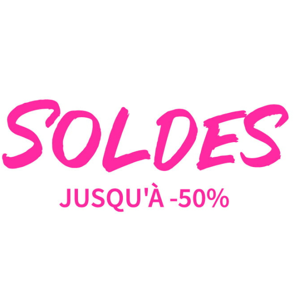 Sticker soldes fluo