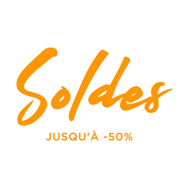 Sticker soldes fluo