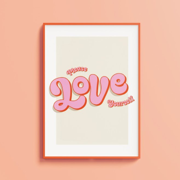 Affiche décoration love