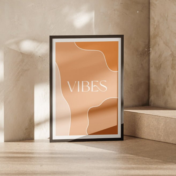Affiche décoration vibes