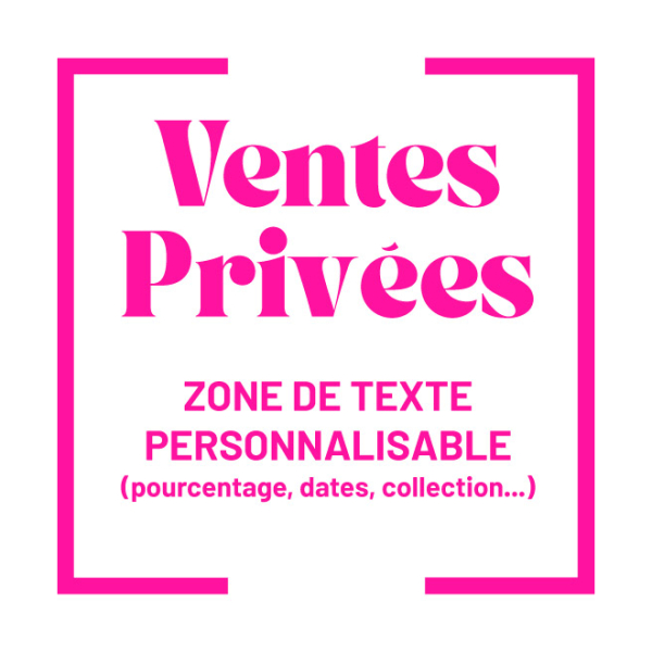 Sticker fluo ventes privées VP005