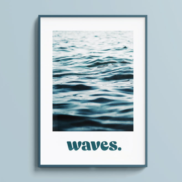 affiche vague