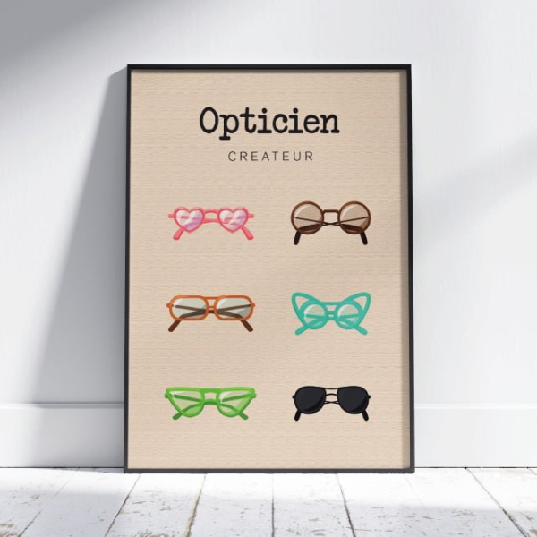 affiche opticien professionnels