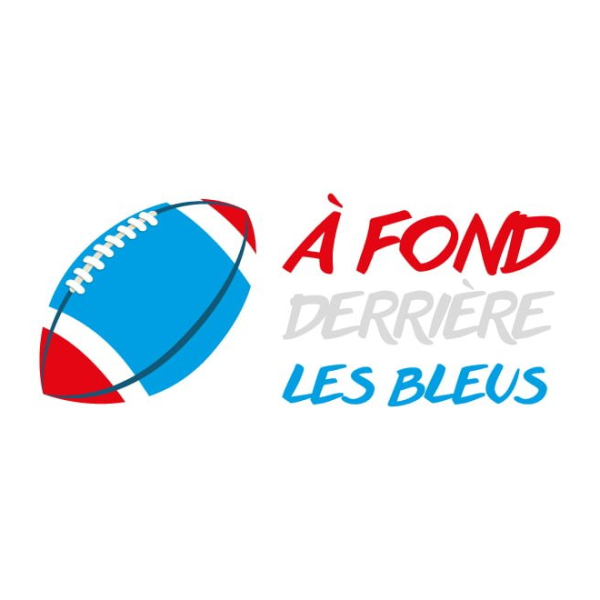 Sticker à fond derrière les bleus