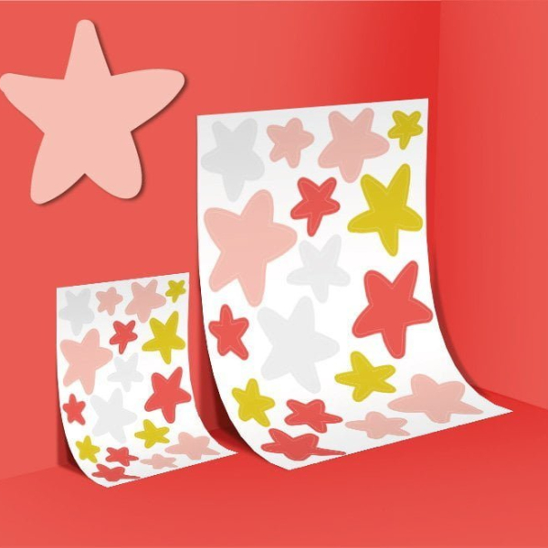 mini stickers étoiles