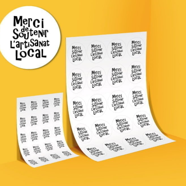 sticker artisanat local