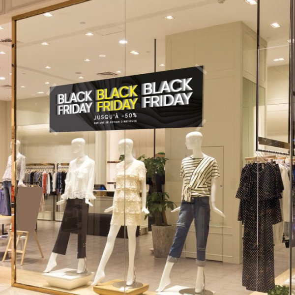 Affiche Black Friday noire