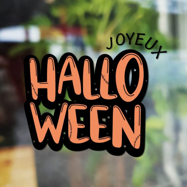Stickers vitrines halloween