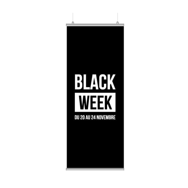Affiche vitrine black week