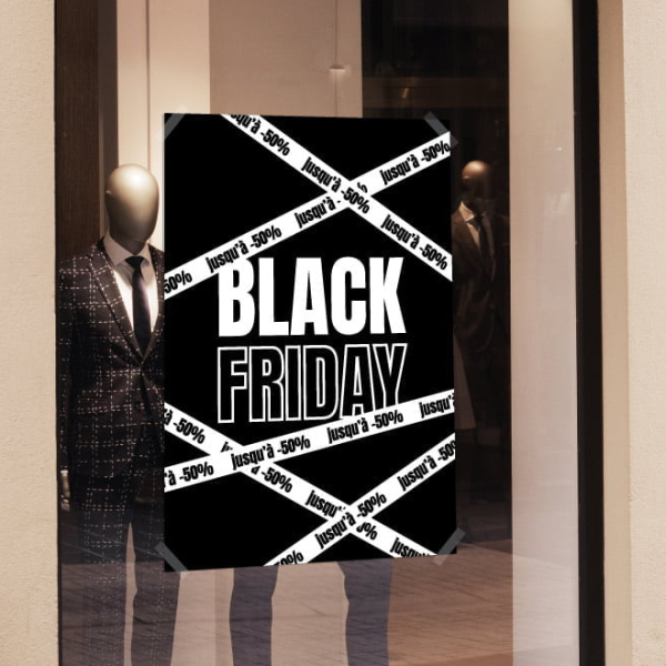 affiche black friday