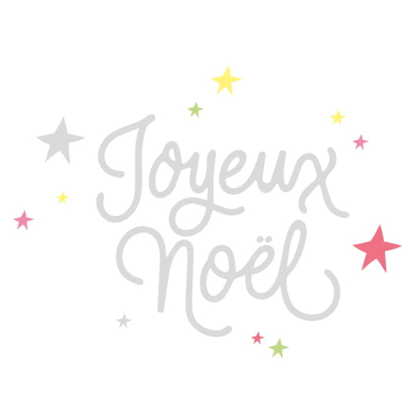 stickers transparent joyeux noël