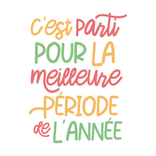 Sticker période des fêtes