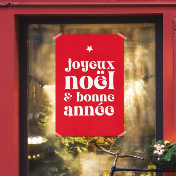 Affiche joyeux noël