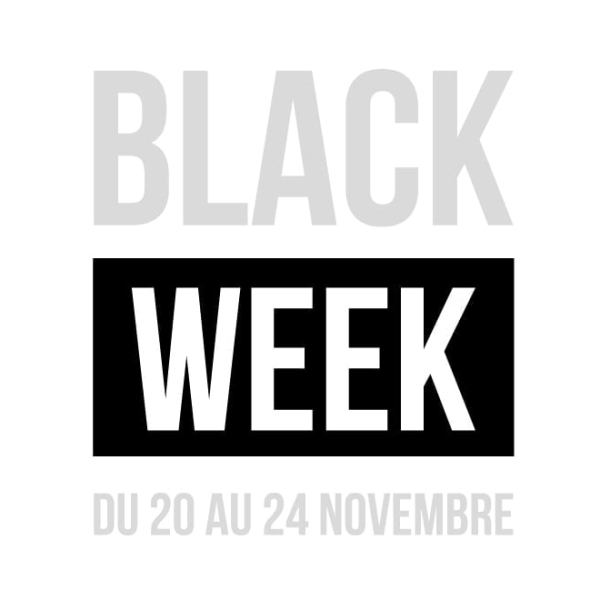 Stickers vitrine black week