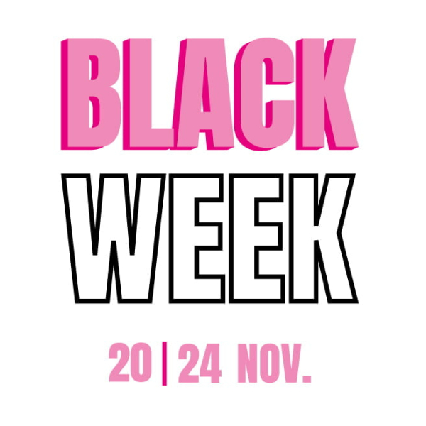 Stickers vitrine black week