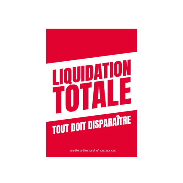 liquidation totale affiche