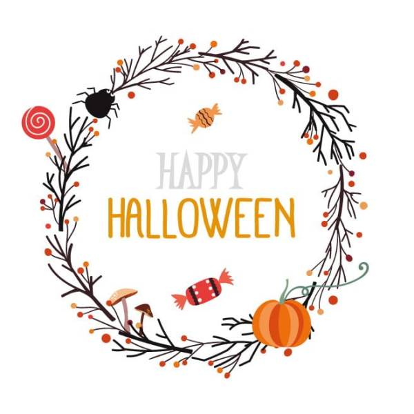 Sticker Happy Halloween vitrine