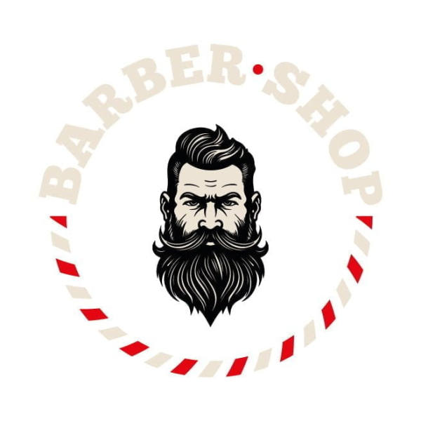 Adhésif Barber Shop vitrine