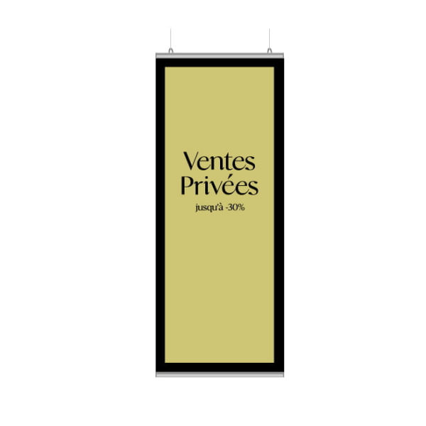 Affiche ventes privées magasin