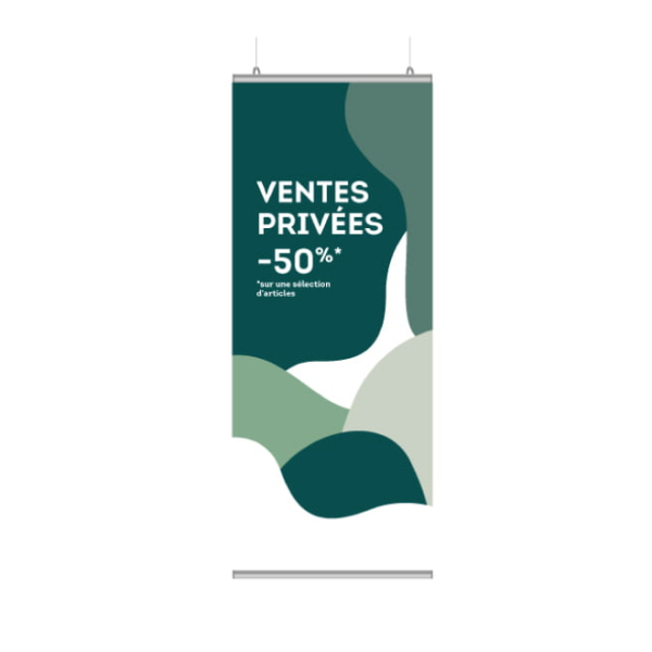 Affiche vitrine ventes privées