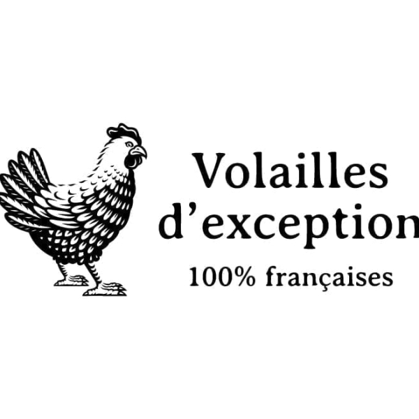 Sticker volailles d'exception 100% française