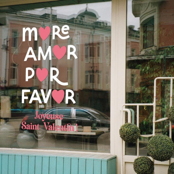 Adhésif Joyeuse Saint-Valentin