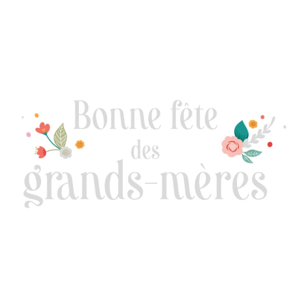 Sticker pour la fête des grands-mères