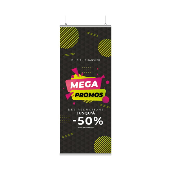 Affiche Mega Promos personnalisable