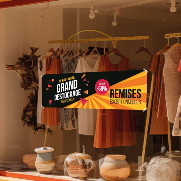 Affiche Grand Destockage personnalisable