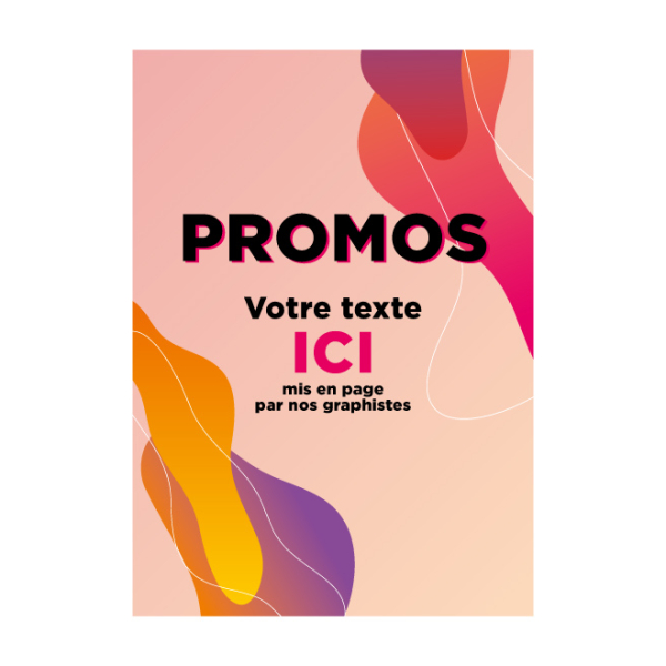 Affiche Promos magasin personnalisable