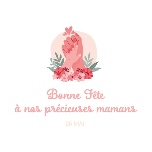 Adhésif vitrine précieuses mamans