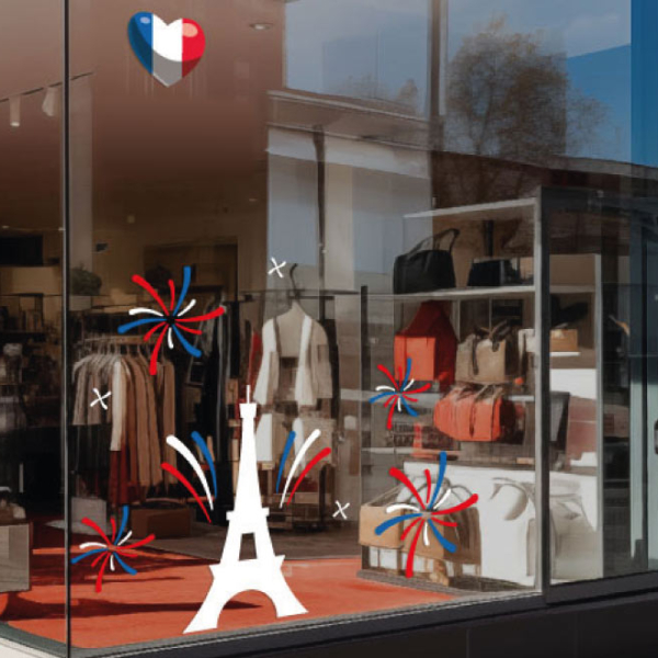Autocollant Magasin tour eiffel