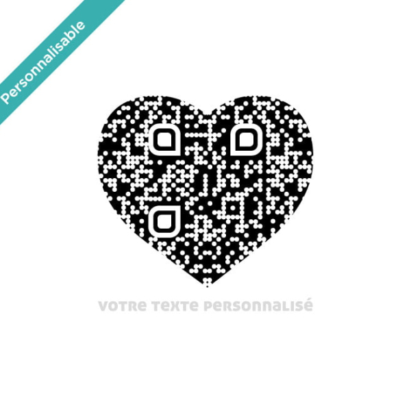 QR Code coeur personnalisable