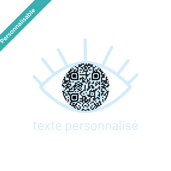 QR Code oeil personnalisable