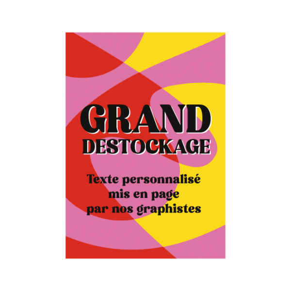Affiche Grand Destockage Personnalisable