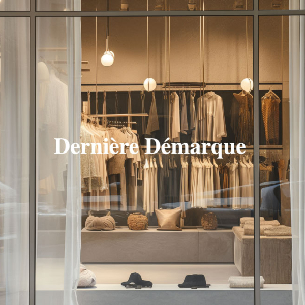 Autocollant vitrine dernière démarque