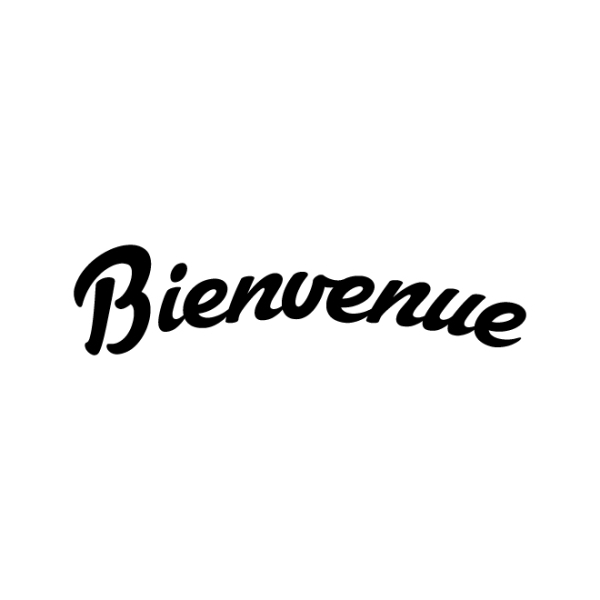 Adhésif vitrine Bienvenue