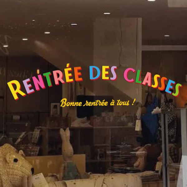 Sticker rentrée des classes perso