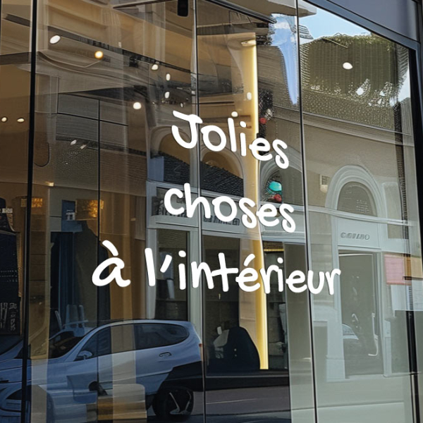Sticker Jolies choses à l'intérieur