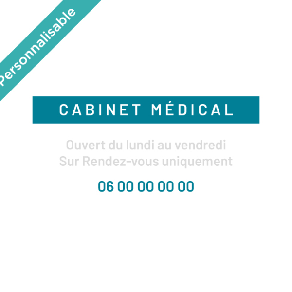 Sticker médical personnalisable