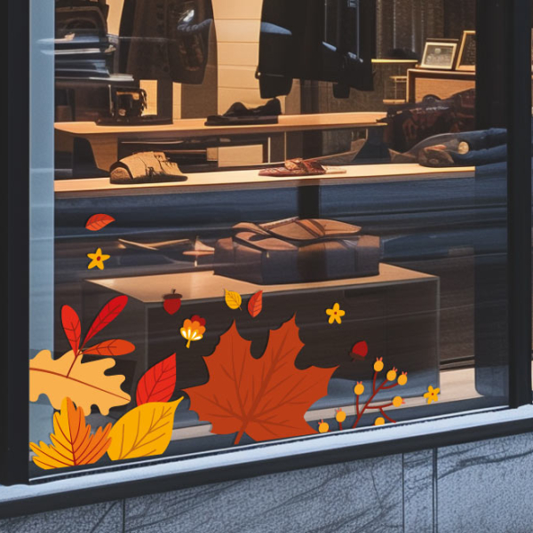 Planche stickers Feuilles d'Automne