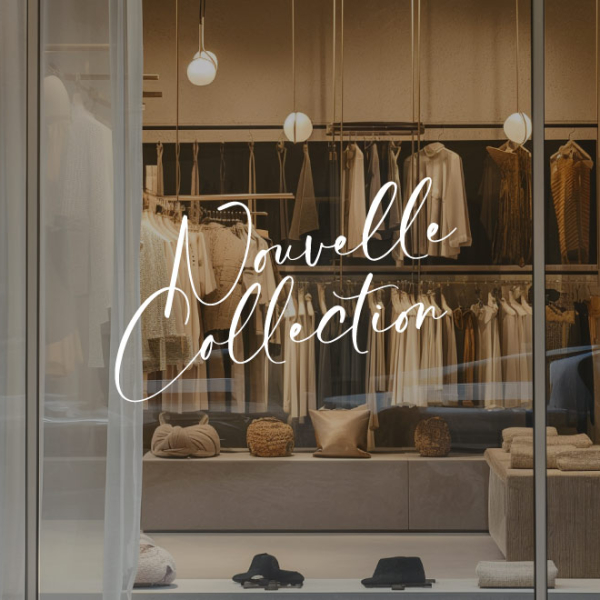 Adhésif vitrine Nouvelle Collection