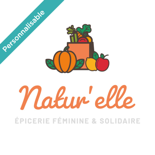 Sticker vitrine épicerie personnalisable